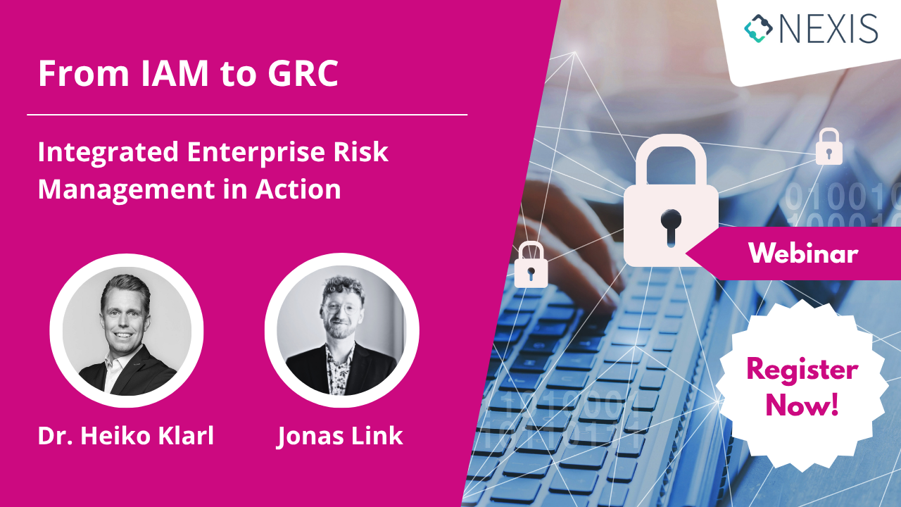 Header IAM zu GRC – Integriertes Unternehmens risikomanagement in der Praxis